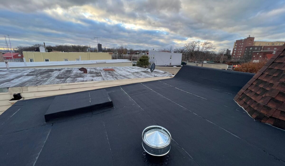 Roof Installation, New Flat Roof Service Project Shot 3