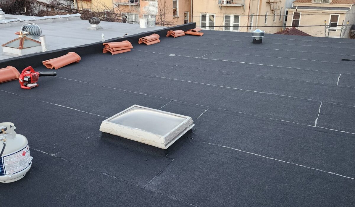 Flat Roof Full Replacement Service in the Bronx Project Shot 1