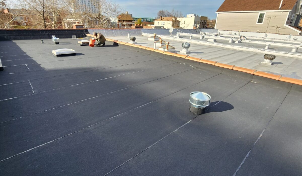 Flat Roof Full Replacement Service in the Bronx Project Shot 2