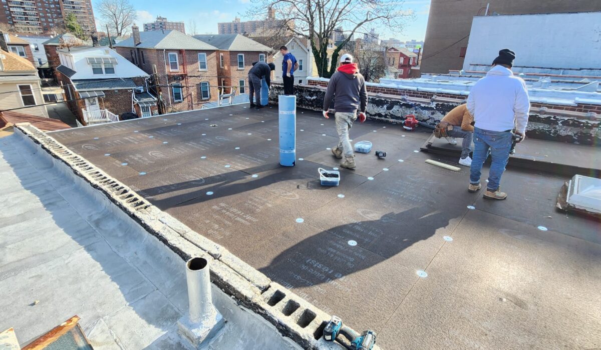 Flat Roof Full Replacement Service in the Bronx Project Shot 7