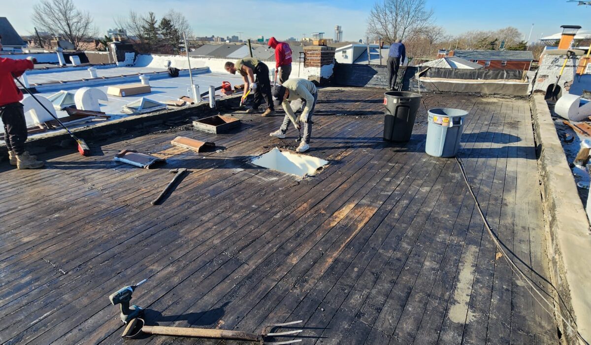 Flat Roof Replacement Service the Bronx Project Shot 2