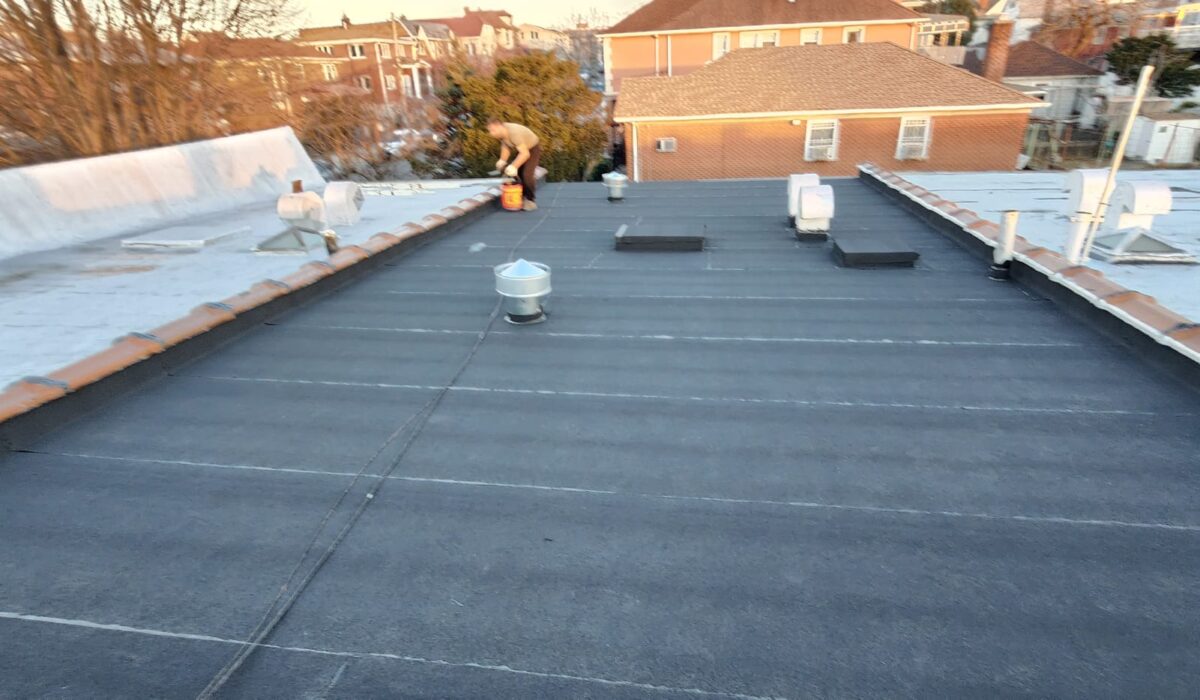 Flat Roof Replacement Service the Bronx Project Shot 3