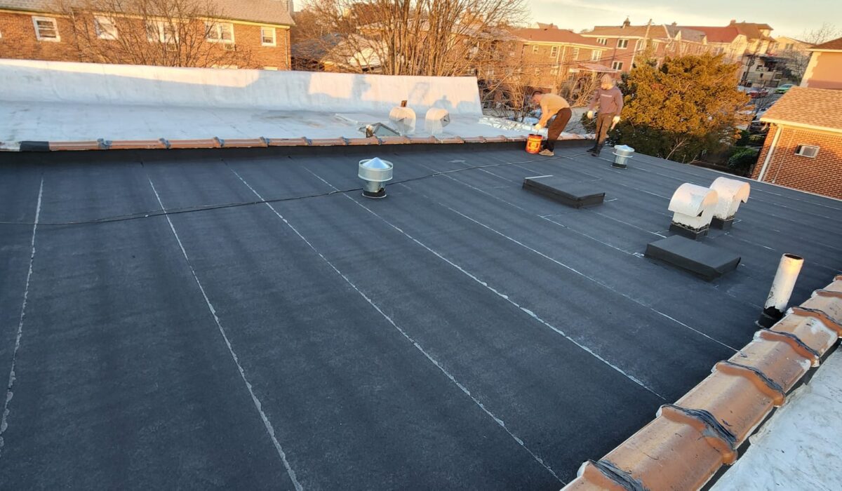 Flat Roof Replacement Service the Bronx Project Shot 4