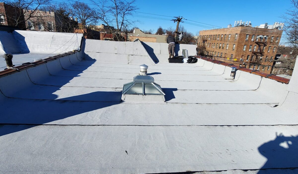 Existing Flat Roof Repair in the Bronx Project Shot 2