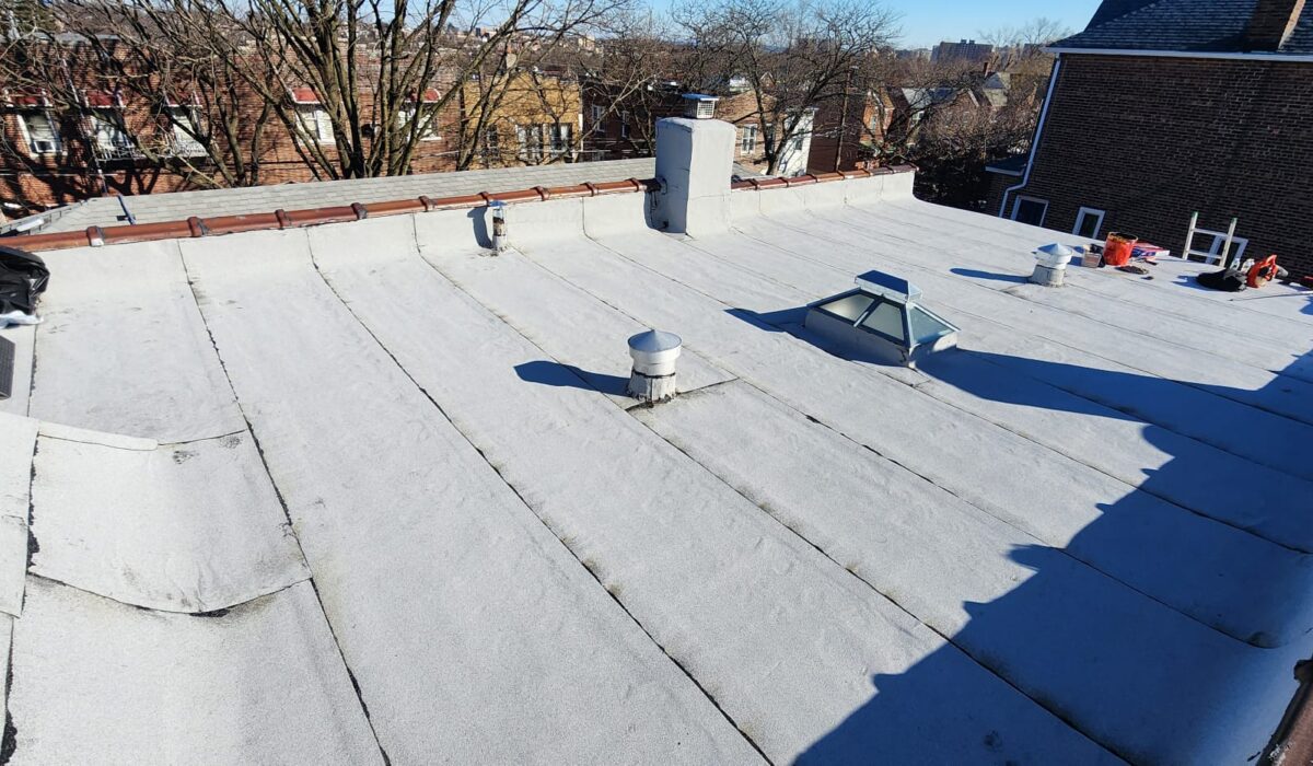 Existing Flat Roof Repair in the Bronx Project Shot 3