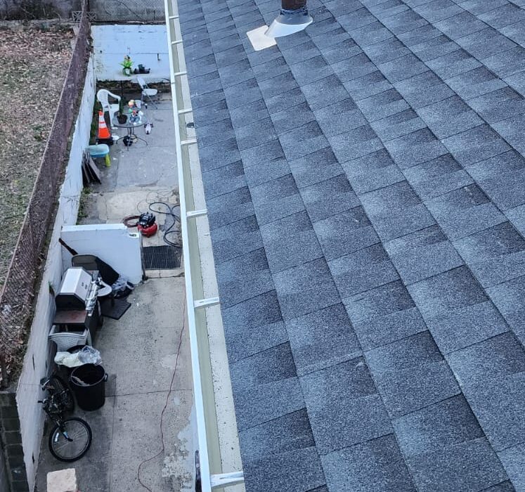 Shingle Roof, New Gutter and New Plywood Installation in Queens Project Shot 7