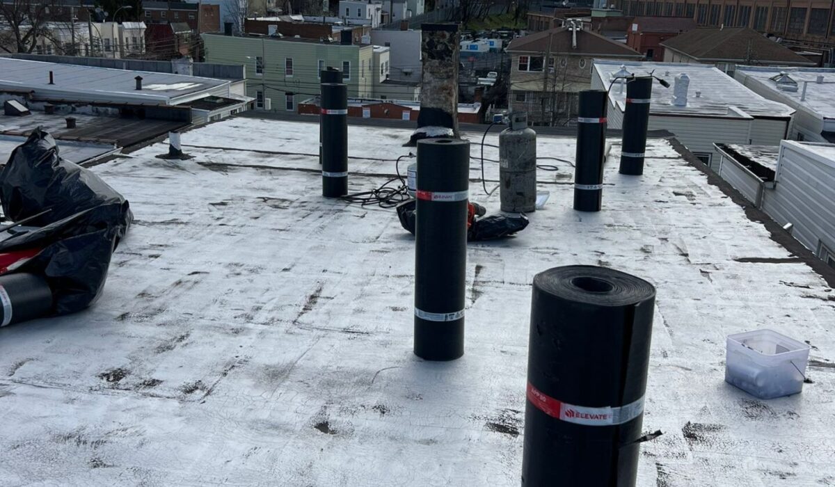 New Flat Roof Installation in the Bronx NYC Project Shot 6