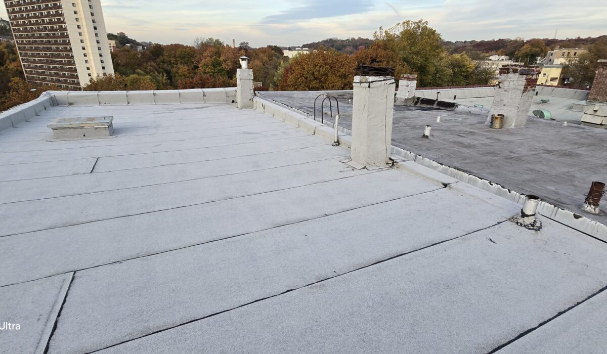 New Flat Roof Installation in Queens NY Project Shot 3