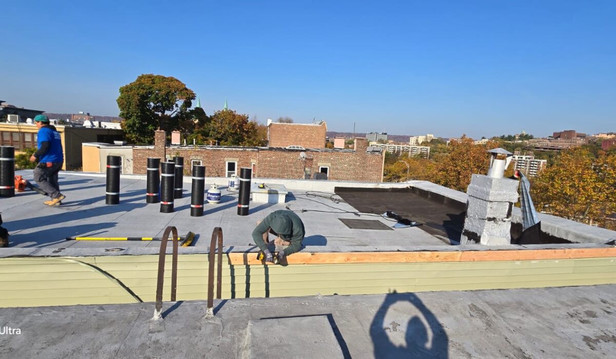 New Flat Roof Installation in Queens NY Project Shot 7