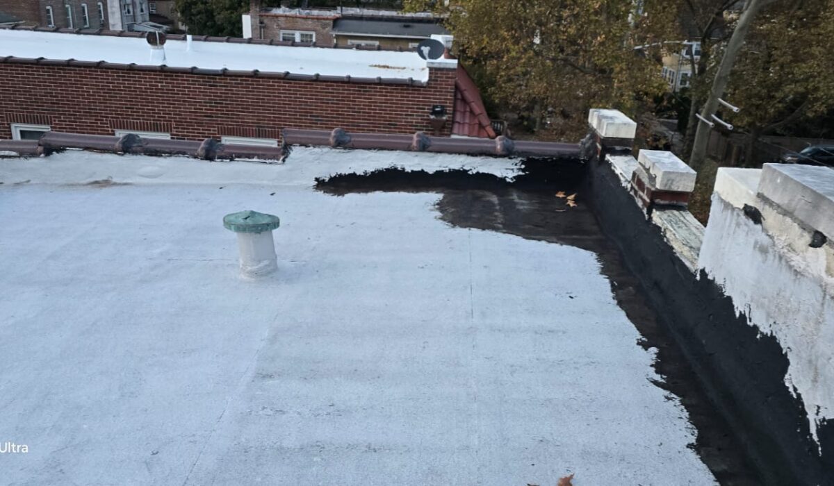 New Flat Roof Installation in the Bronx NY Project Shot 3